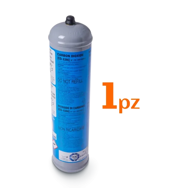 Bombola Co2 da 600gr Monouso per Purificatore d'acqua