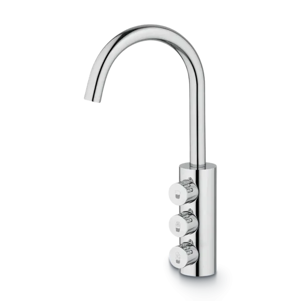 Rubinetto Collo di Cigno a 3 Vie - Per purificatore d'acqua