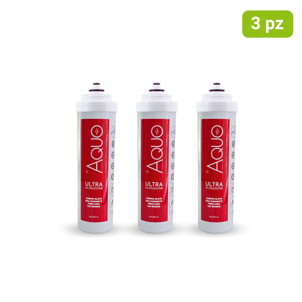 Pack 3 filtri AK100-U di ricambio per depuratore AK100H