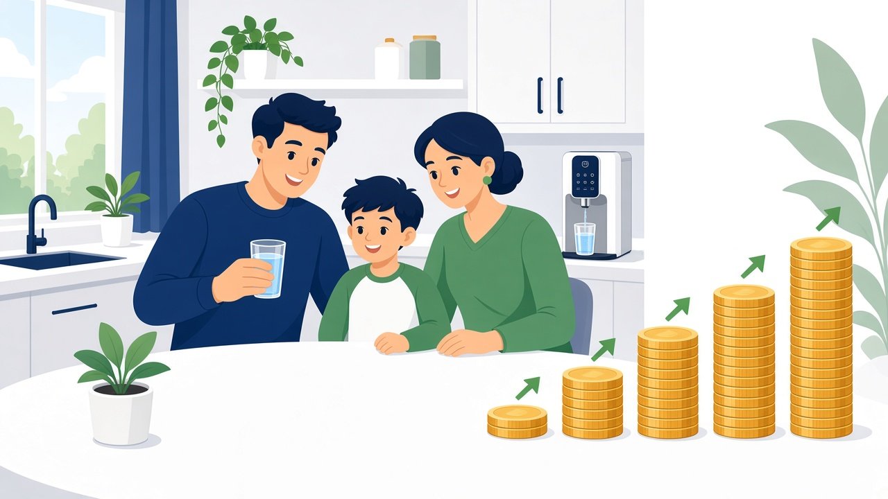 Risparmio in famiglia con il depuratore Quantum Flux